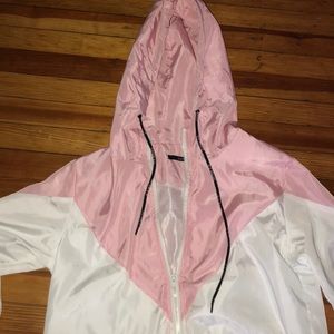 NOT FOR SALE Pink and White Zaful Windbreaker